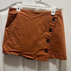 Harper Heritage Burnt Orange Mini Skirt Size Large